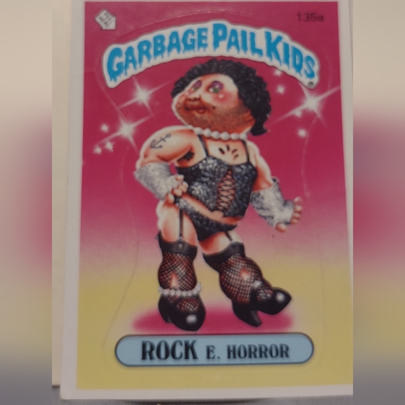 RARE 1980"S GARBAGE PAIL KIDS MARTY-GRAS &  Rocky E. Horror - Picture 3 of 7